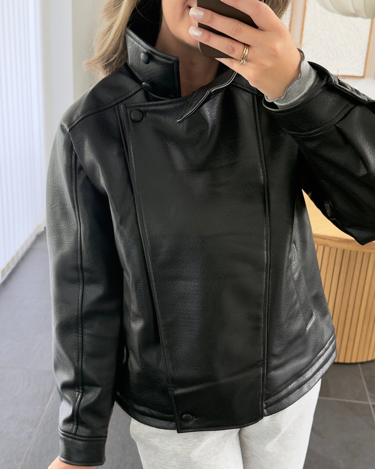 Pieces Jakke - Britney Coated - Black
