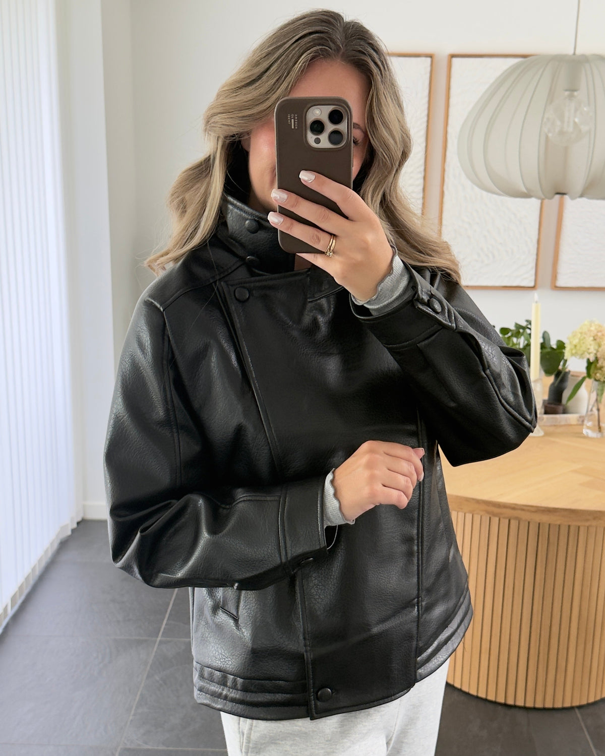Pieces Jakke - Britney Coated - Black