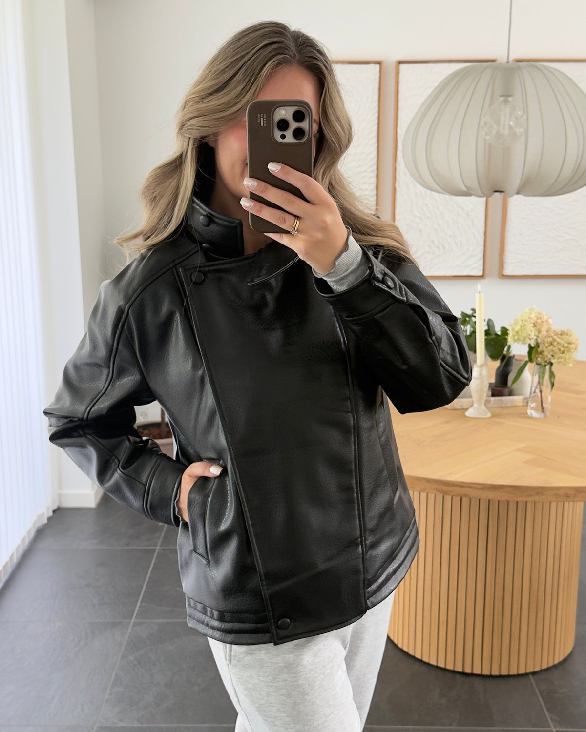 Pieces Jakke - Britney Coated - Black