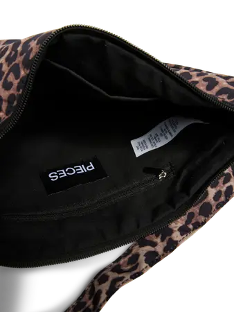 Pieces taske - Amanda bumbag - Black Leo