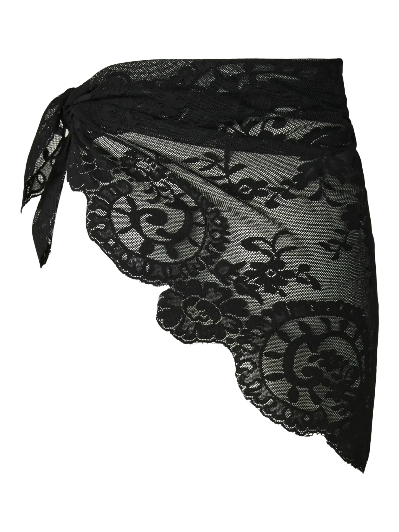 Pieces Tørklæde - Anni Hip - Black