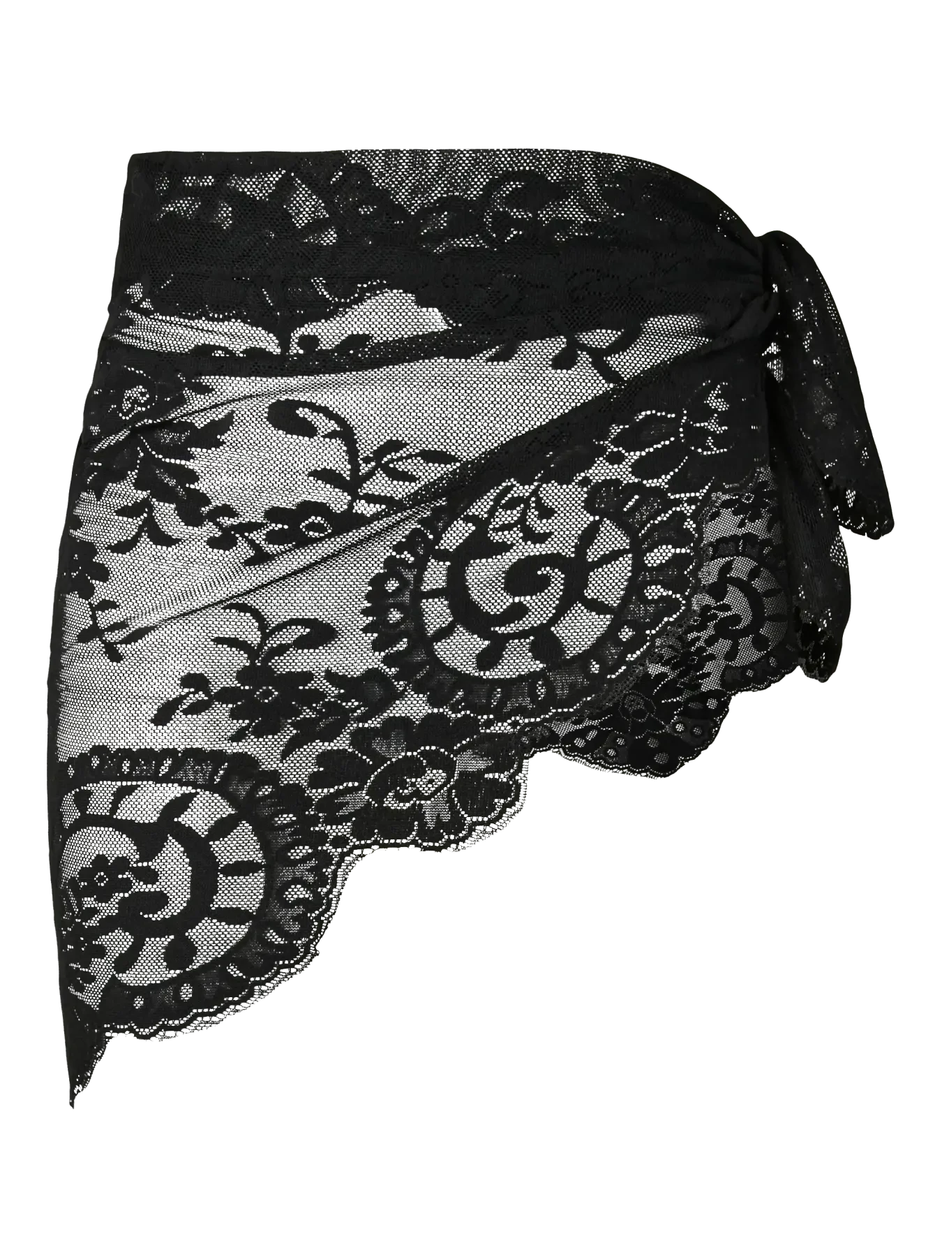 Pieces Tørklæde - Anni Hip - Black