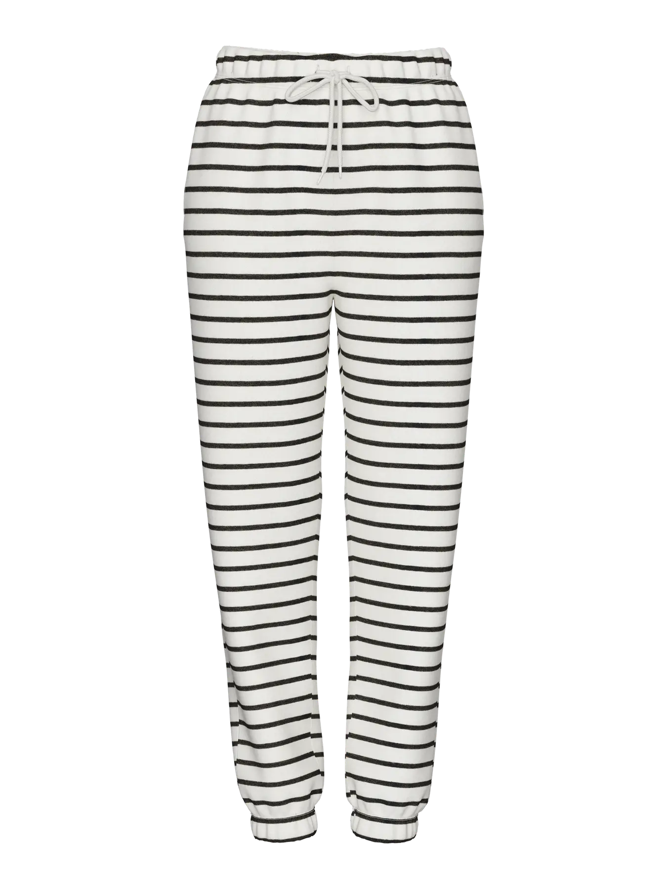 Pieces Bukser - Chilli - Black/White