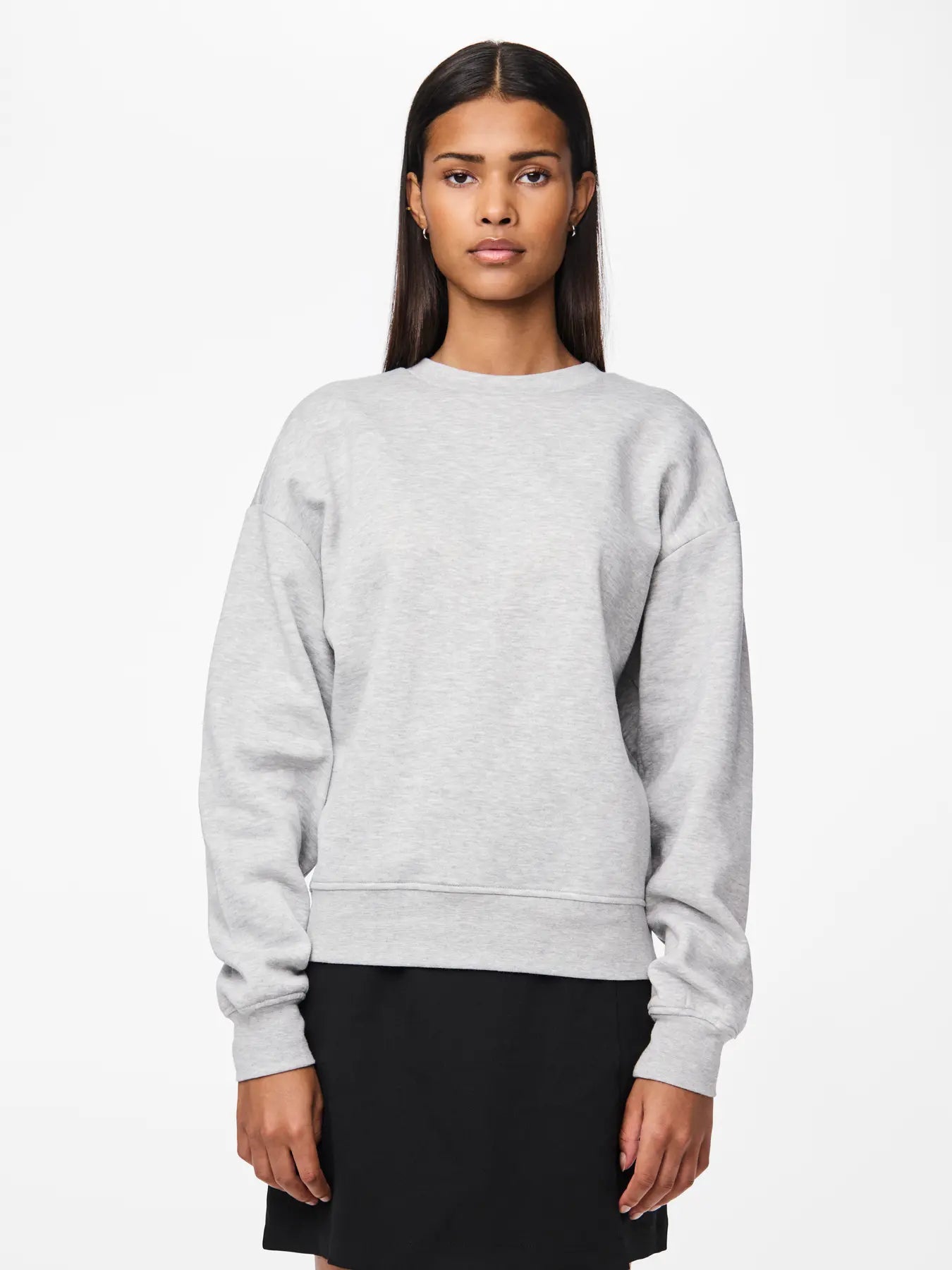 Pieces Sweatshirt - Chilli - Grey