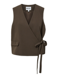 Pieces Vest - Emy Tailored - Turkish Coffee