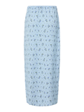 Pieces Nederdel - Flora HW ankel - Cashmere Blue Flowers