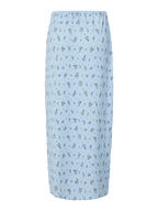 Pieces Nederdel - Flora HW ankel - Cashmere Blue Flowers