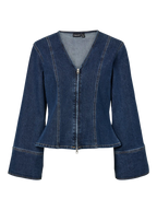 Pieces Bluse - Flora - Blue