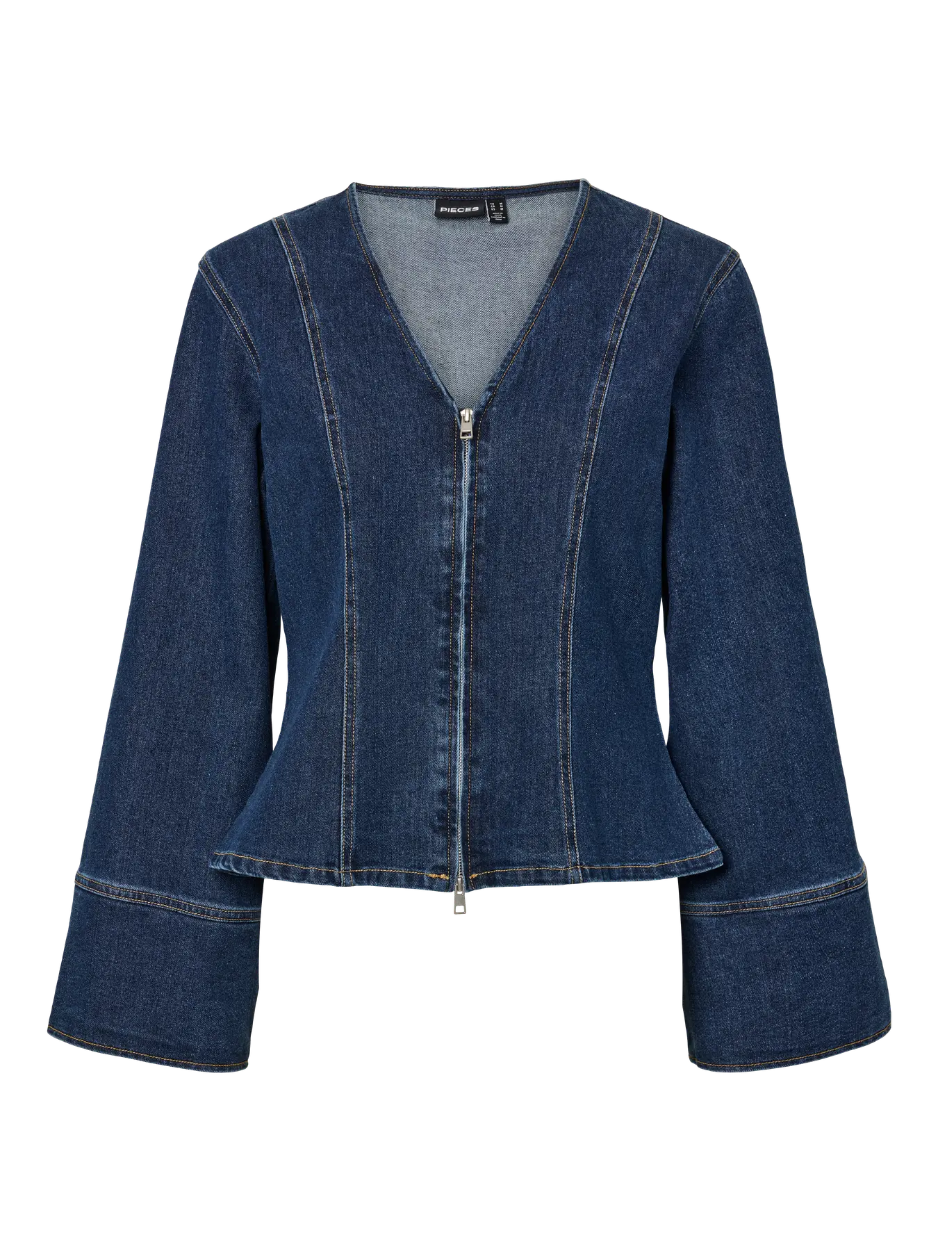 Pieces Bluse - Flora - Blue