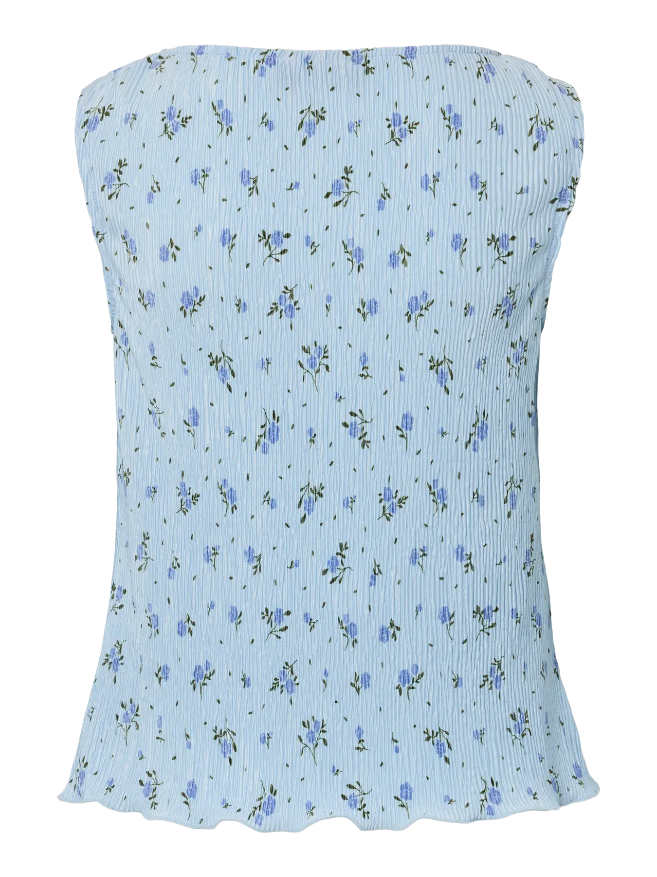 Pieces Top - Flora SL Tank top - Cashmere Blue Flowers