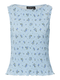Pieces Top - Flora SL Tank top - Cashmere Blue Flowers