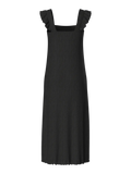 Pieces Kjole - Flora Strap Flounce - Black
