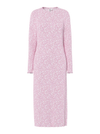 Pieces Kjole - Flora - Pink/White