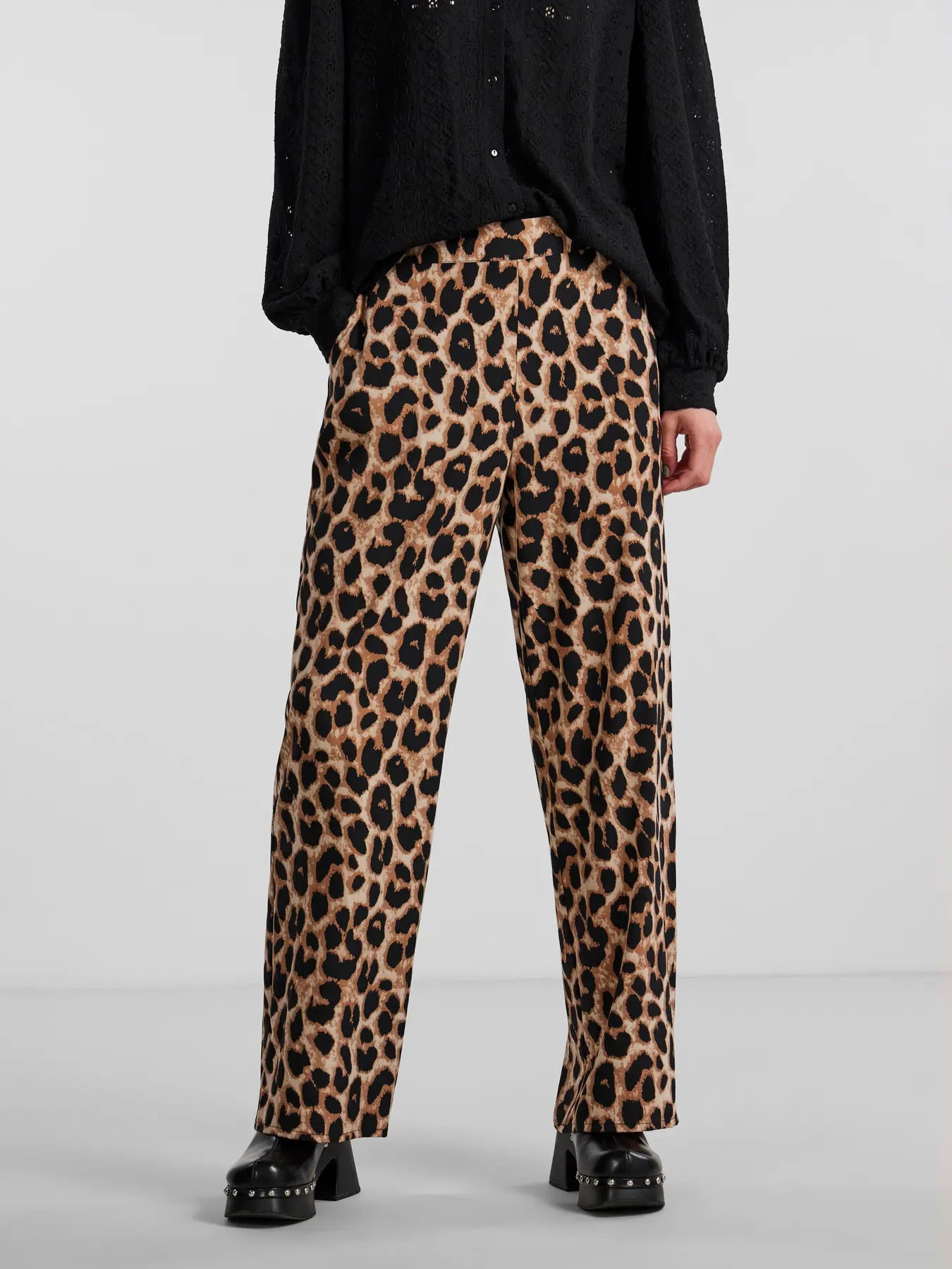 Pieces Bukser - Gurla - Leopard