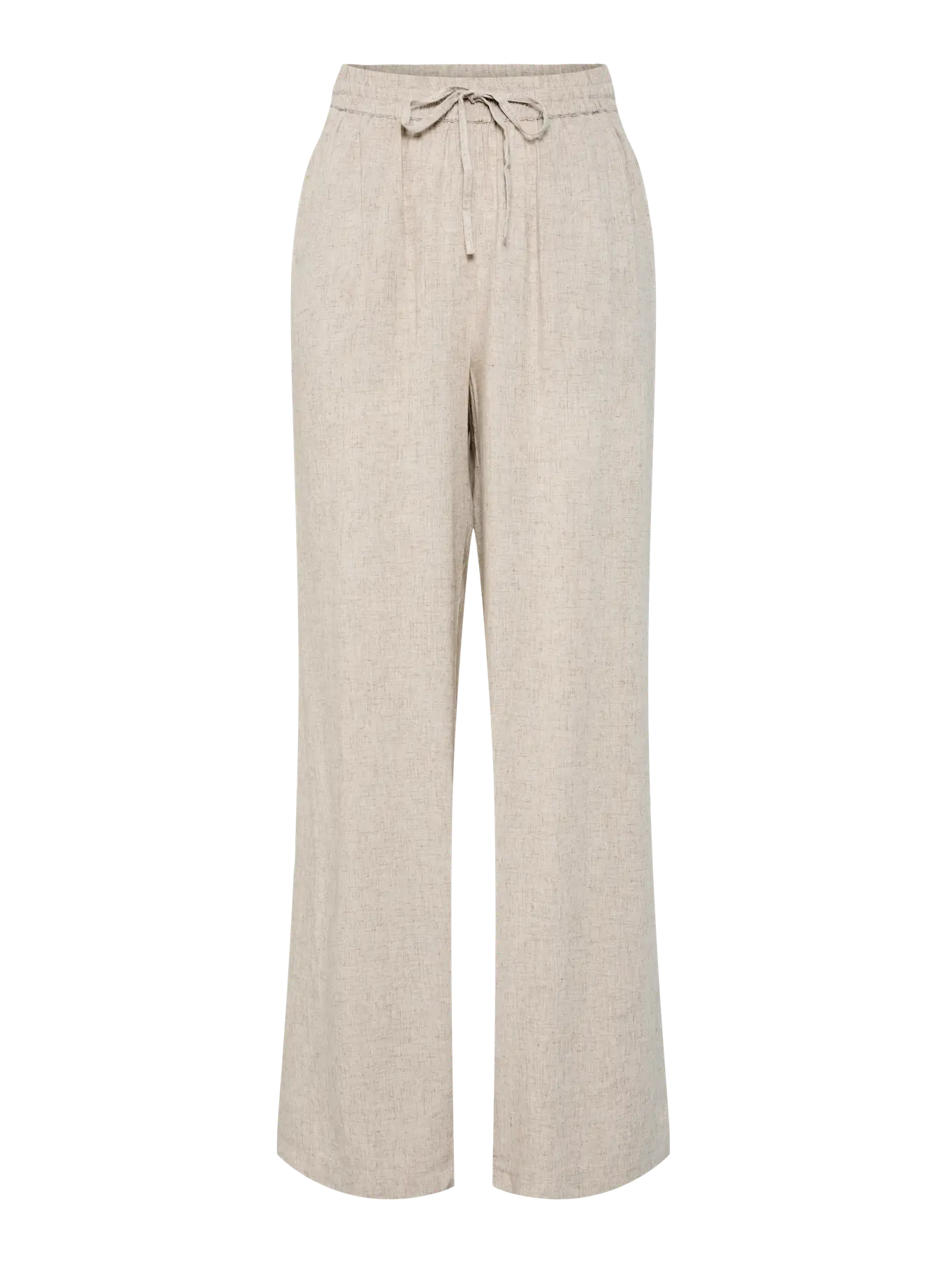 Pieces Bukser - Pia hw wide - Beige