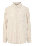 Pieces Skjorte - Pia - Beige