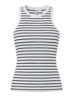 Pieces Top - Ruka - Black/White