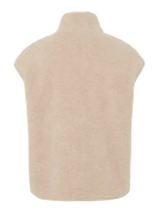 Pieces Vest - Teddy - Creme