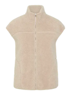 Pieces Vest - Teddy - Creme