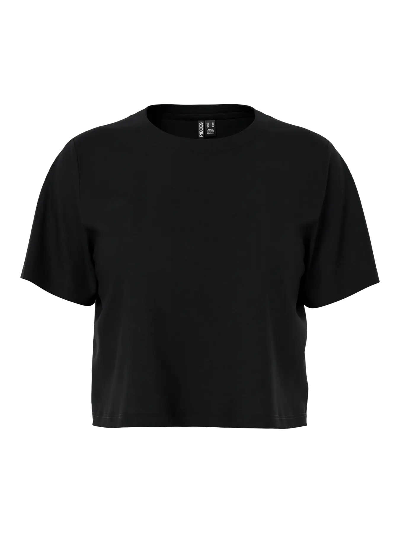 Pieces t-shirt - Sara short - Black