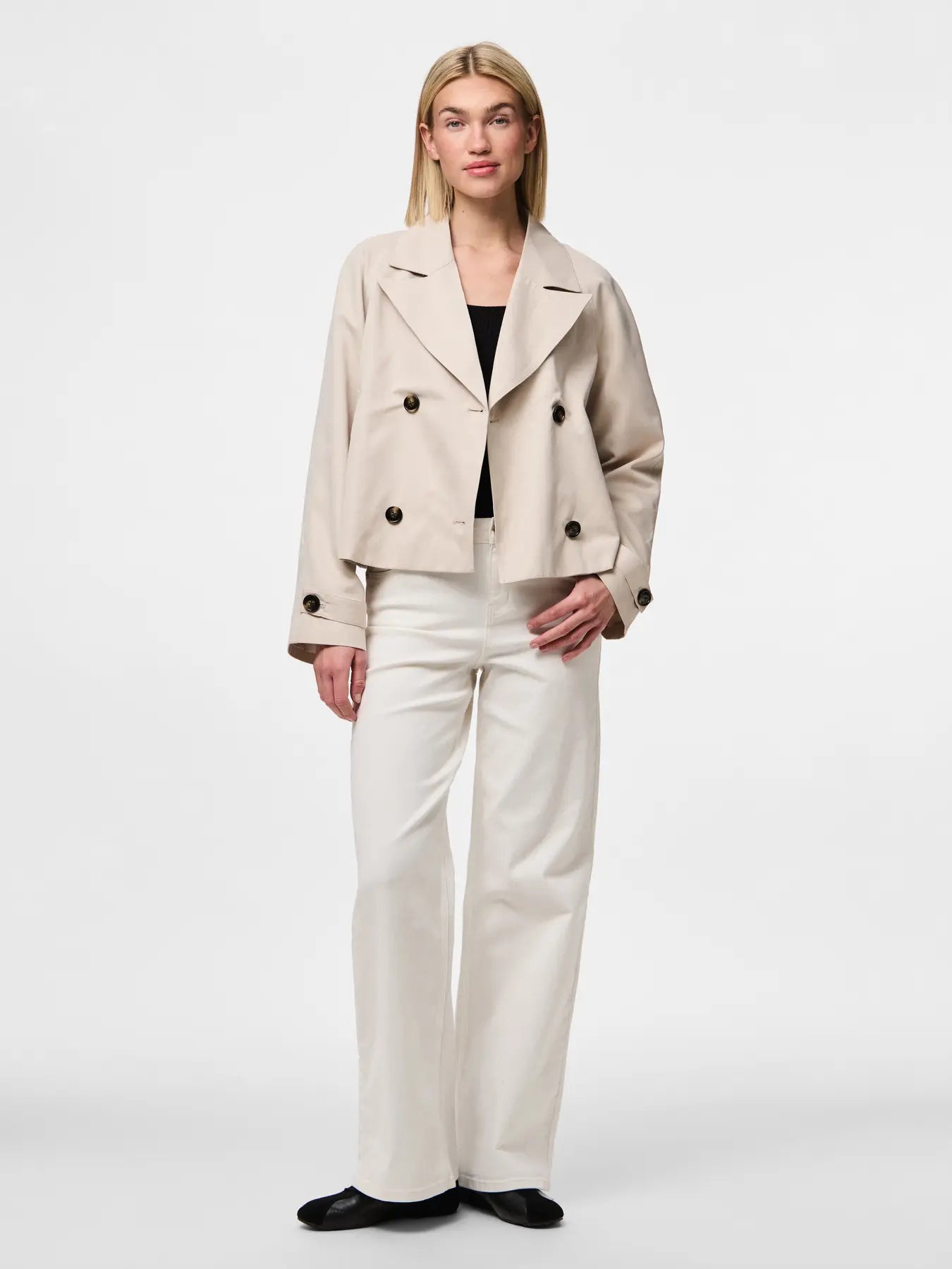 Pieces Jakke - Scarlett - Beige