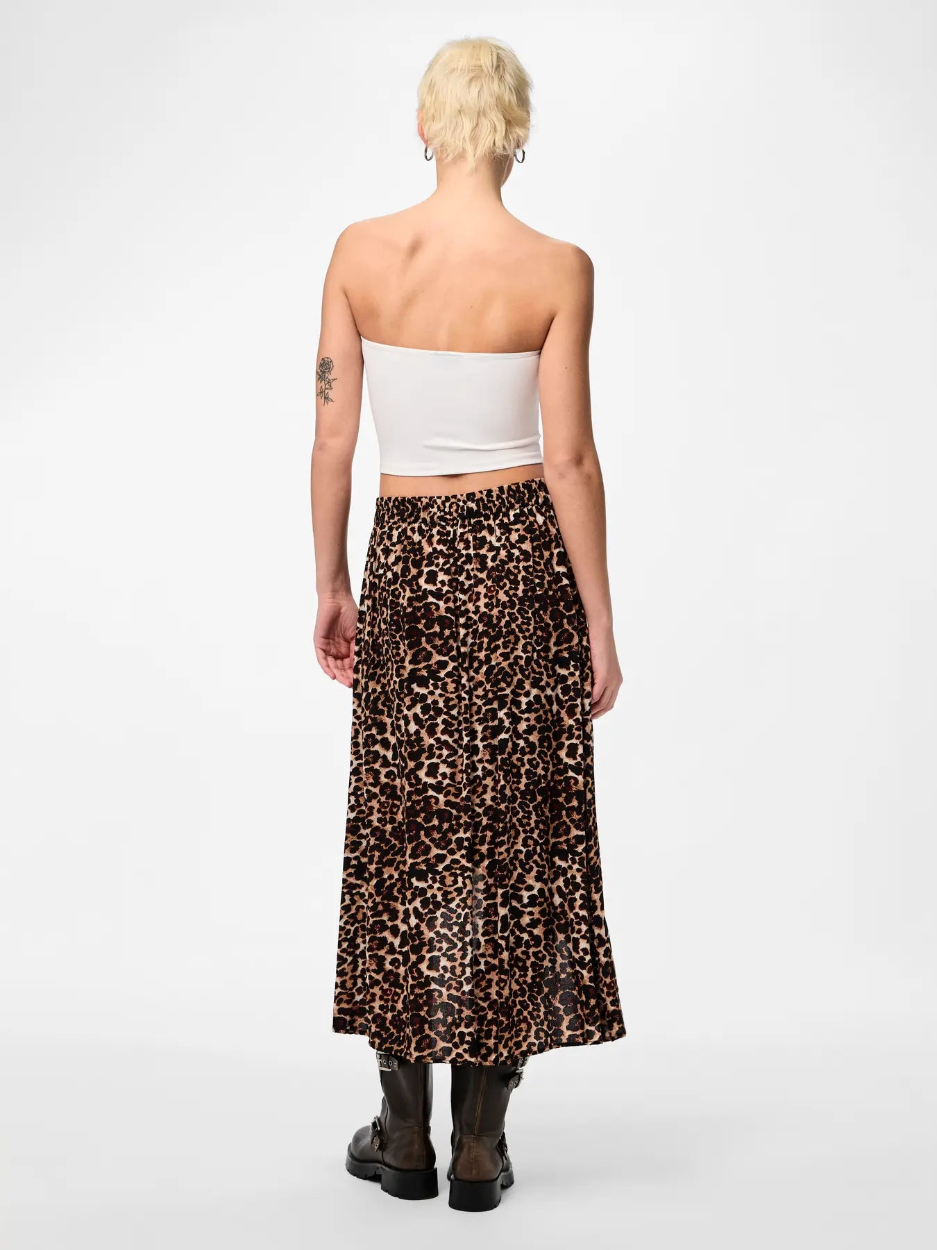 Pieces Nederdel - Tala Wrap - Leopard