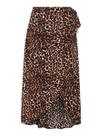 Pieces Nederdel - Tala Wrap - Leopard