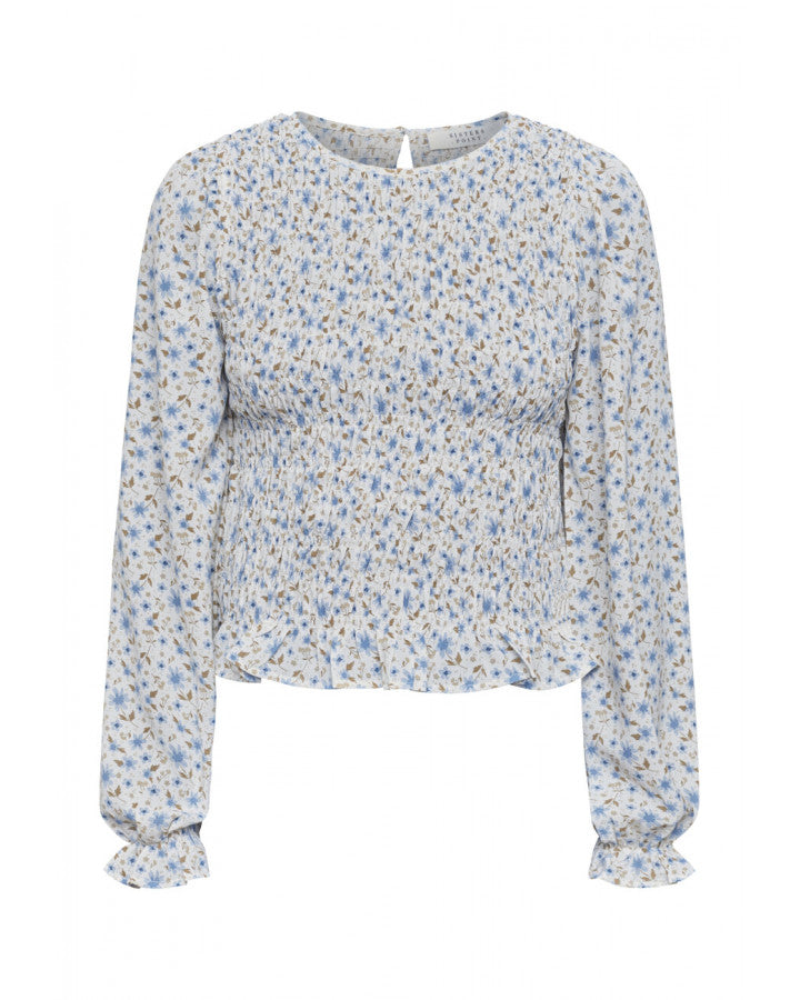 Sisters Point Bluse - Nix-o.ls5 - Blue/Flowers