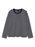 Vero Moda Bluse - Abby - Navy/White