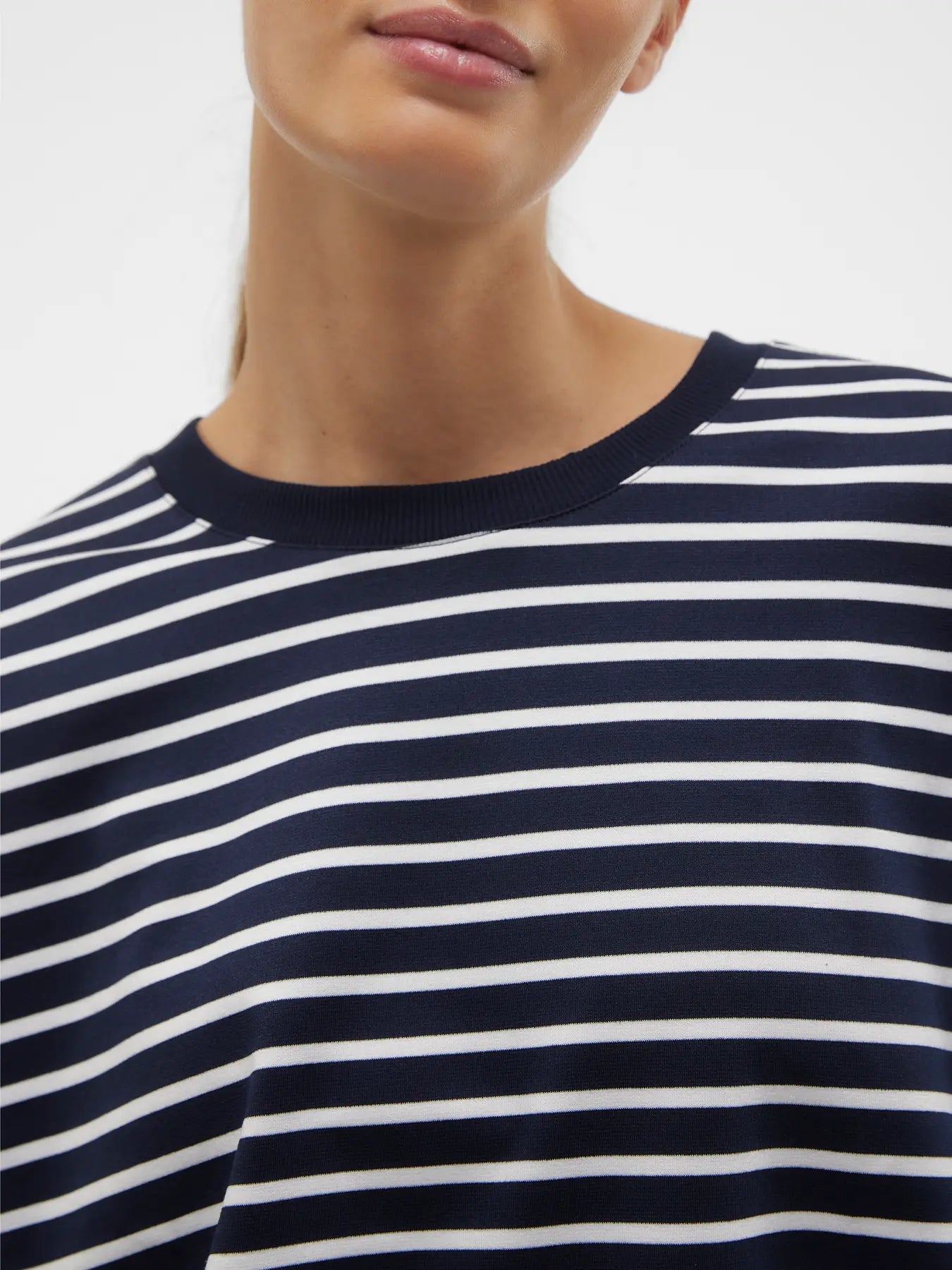 Vero Moda Bluse - Abby - Navy/White
