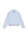 Vero Moda Skjorte - Aria LS Short - Ice Melt IKA Stribes