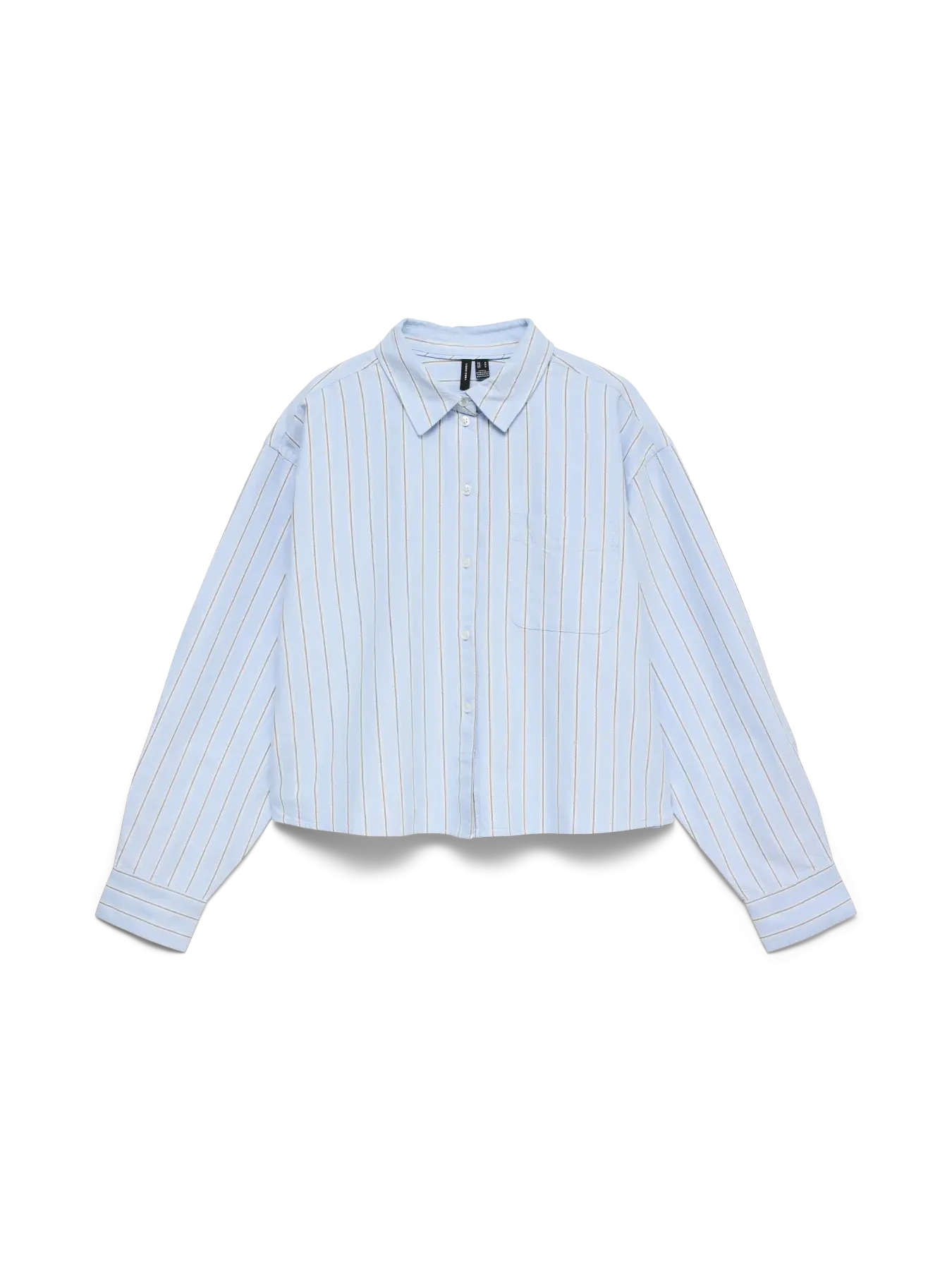 Vero Moda Skjorte - Aria LS Short - Ice Melt IKA Stribes