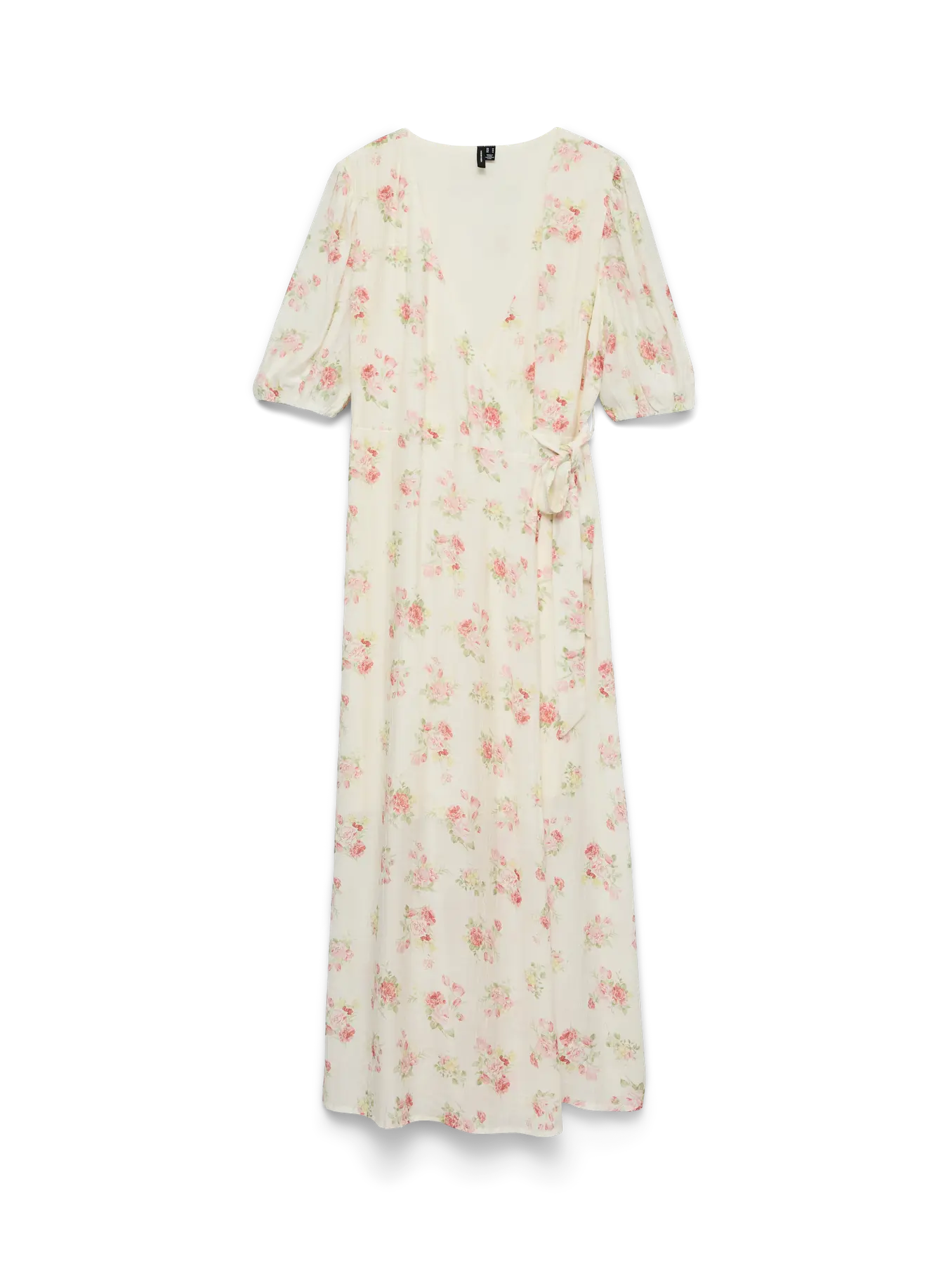 Vero Moda Kjole - Bella V-Neck - Birch Pink Bella Flower