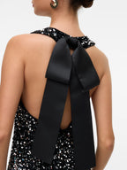 Vero Moda Kjole - Bella - Silver/Black