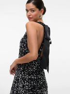 Vero Moda Kjole - Bella - Silver/Black