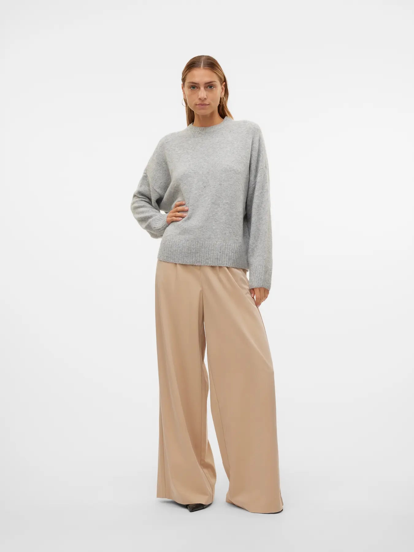 Vero Moda Strik - Boom Oversize - Grey