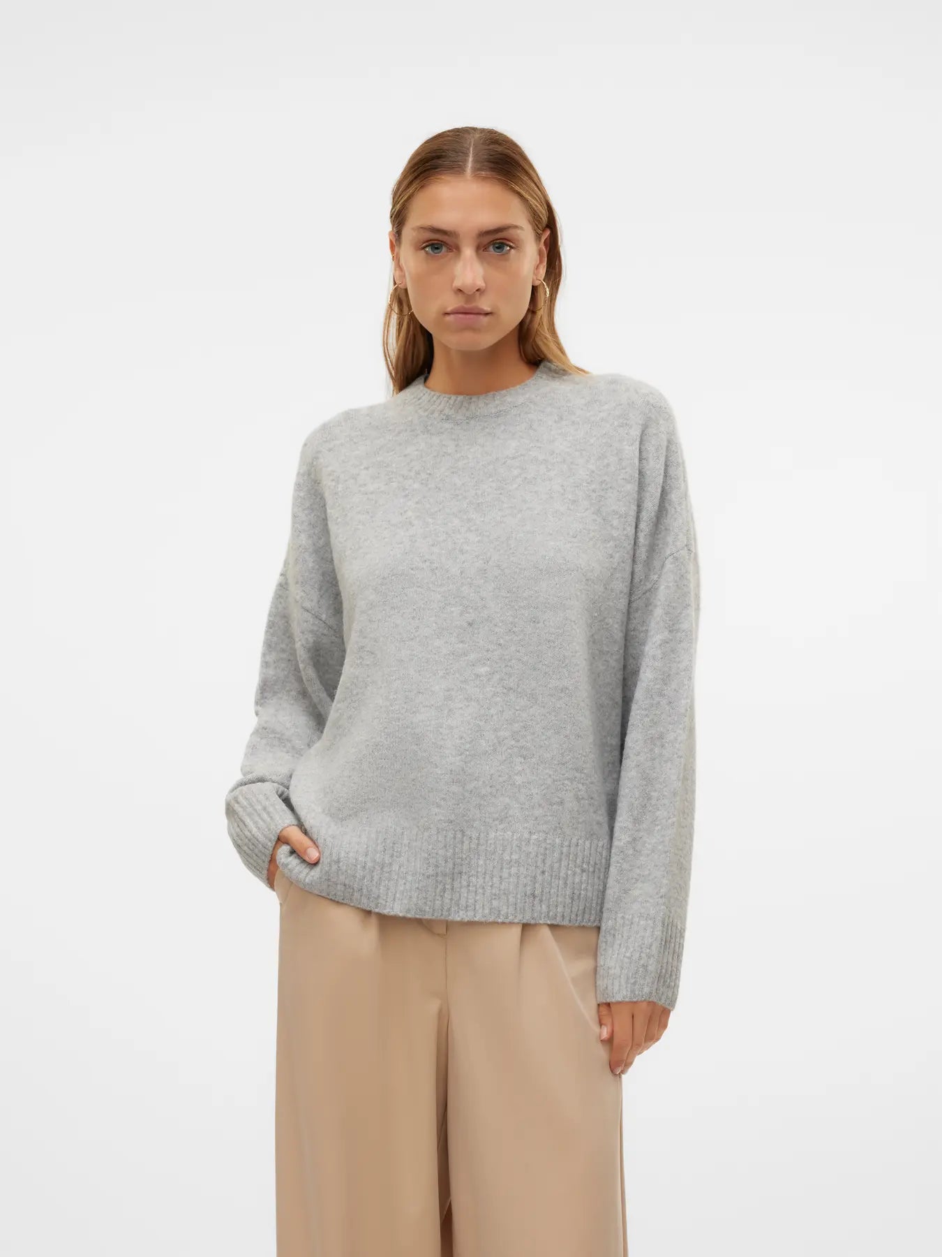 Vero Moda Strik - Boom Oversize - Grey