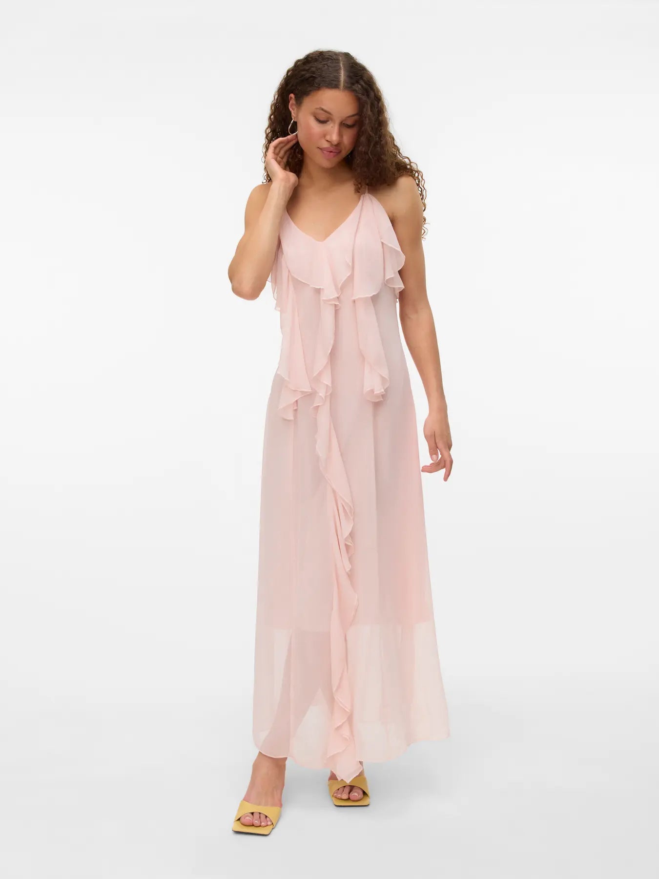 Vero Moda Kjole - Camille Frill - Pink