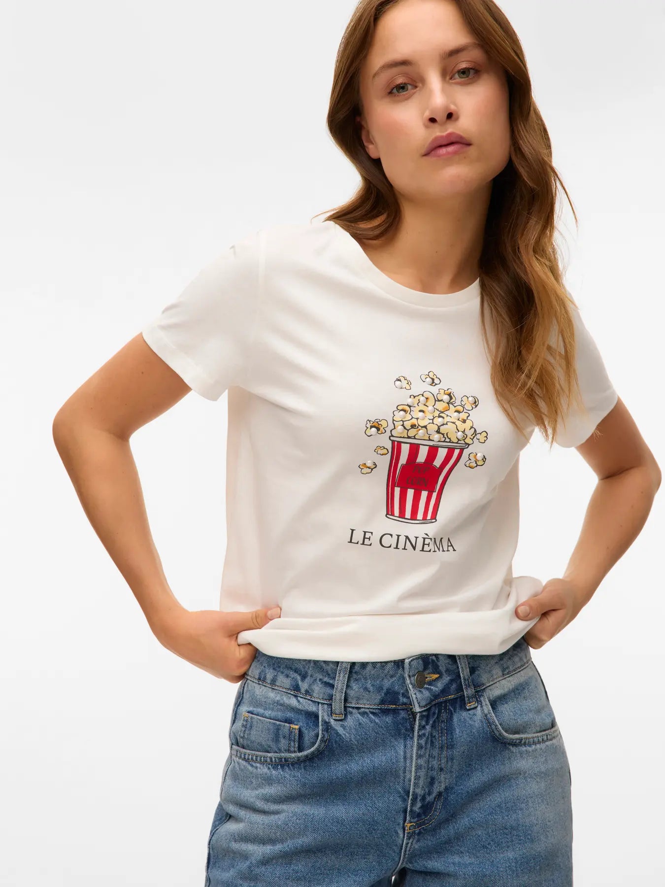 Vero Moda T-Shirt - Clara Francis - White