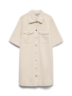 Vero Moda Kjole - Fenja - Denim - Creme