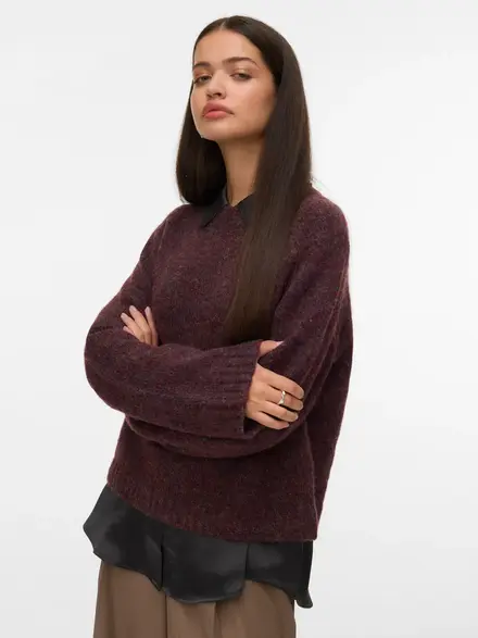 Vero Moda Strik - Ingrid - Bordeaux