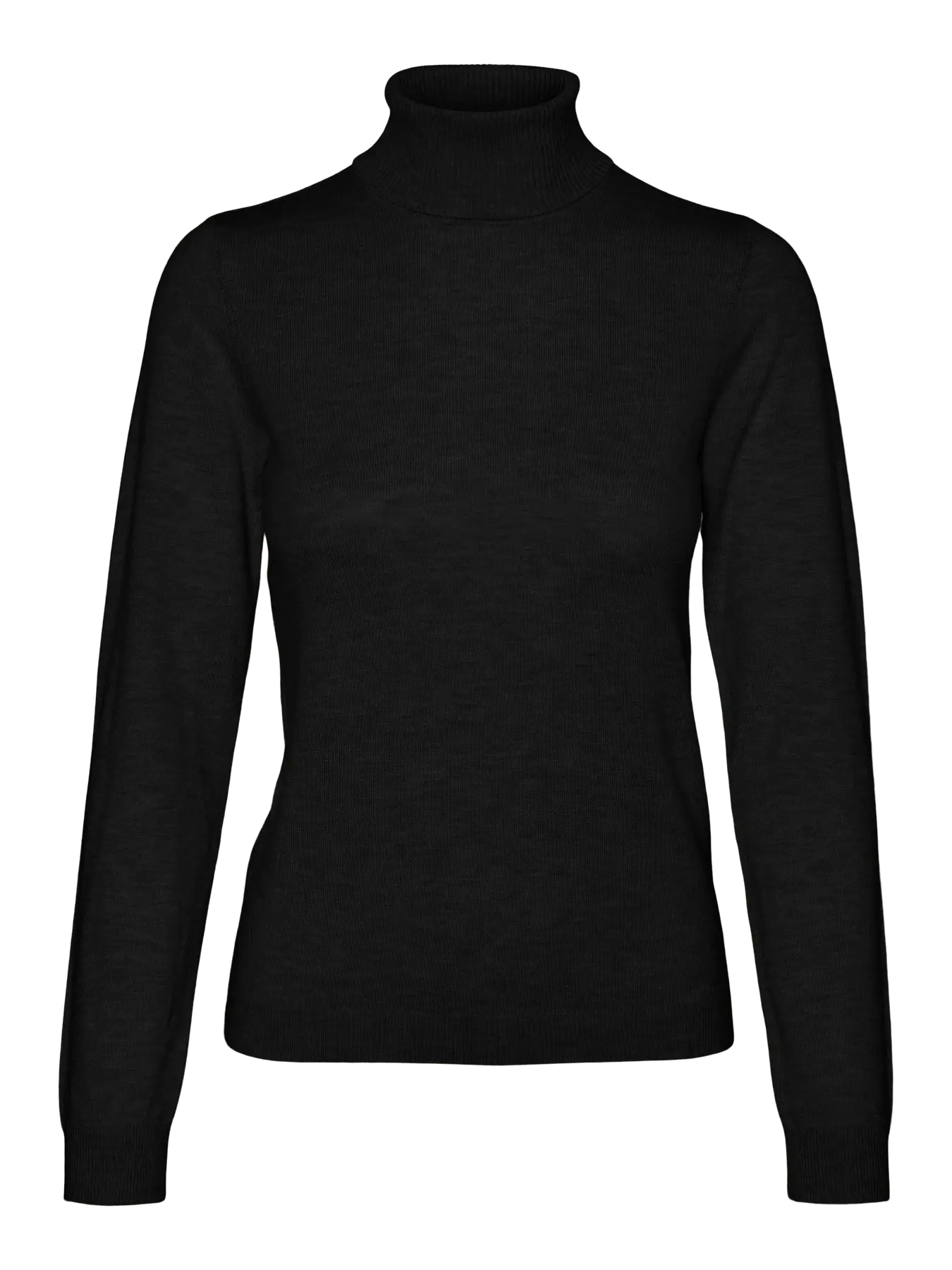 Vero Moda Strik - Iris Rollneck - Black