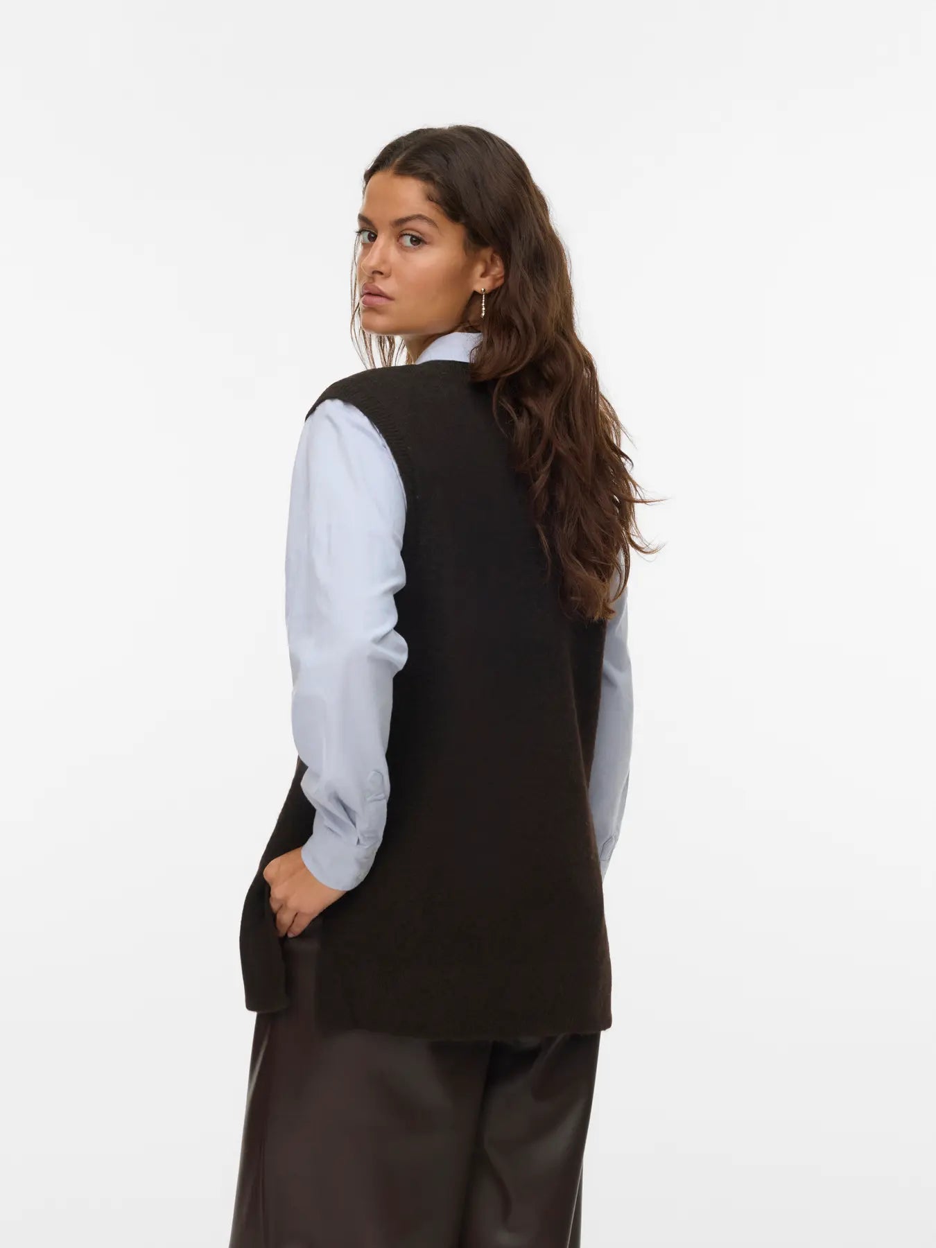 Vero Moda Vest - Lefile - Brown