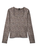Vero Moda Bluse - Million Square - Leopard
