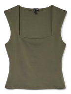 Vero Moda Top - Million Square - Green