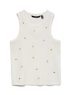 Vero Moda Top - Naja - Snow White Sunflower