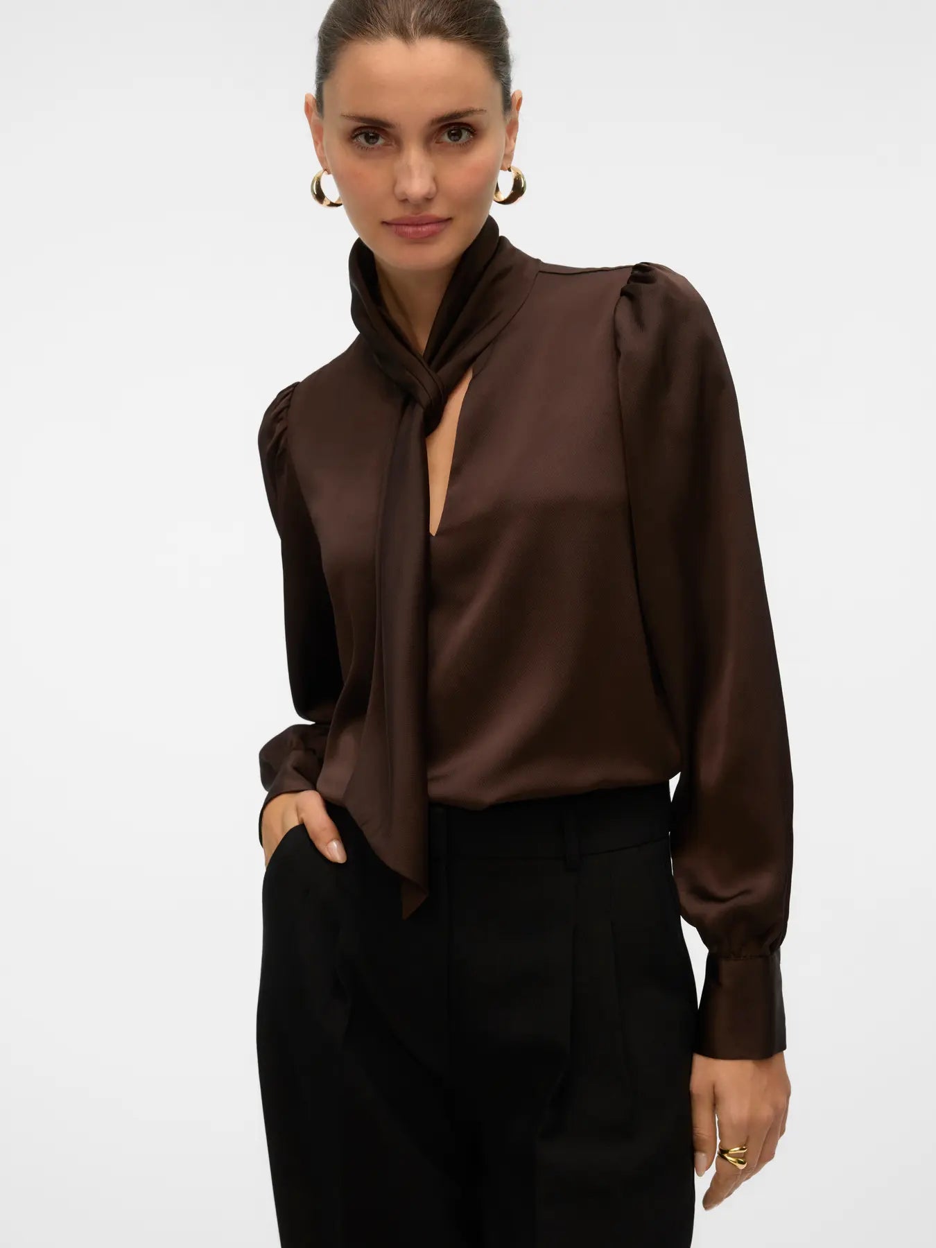 Vero Moda Bluse - Nini Cia - Brown