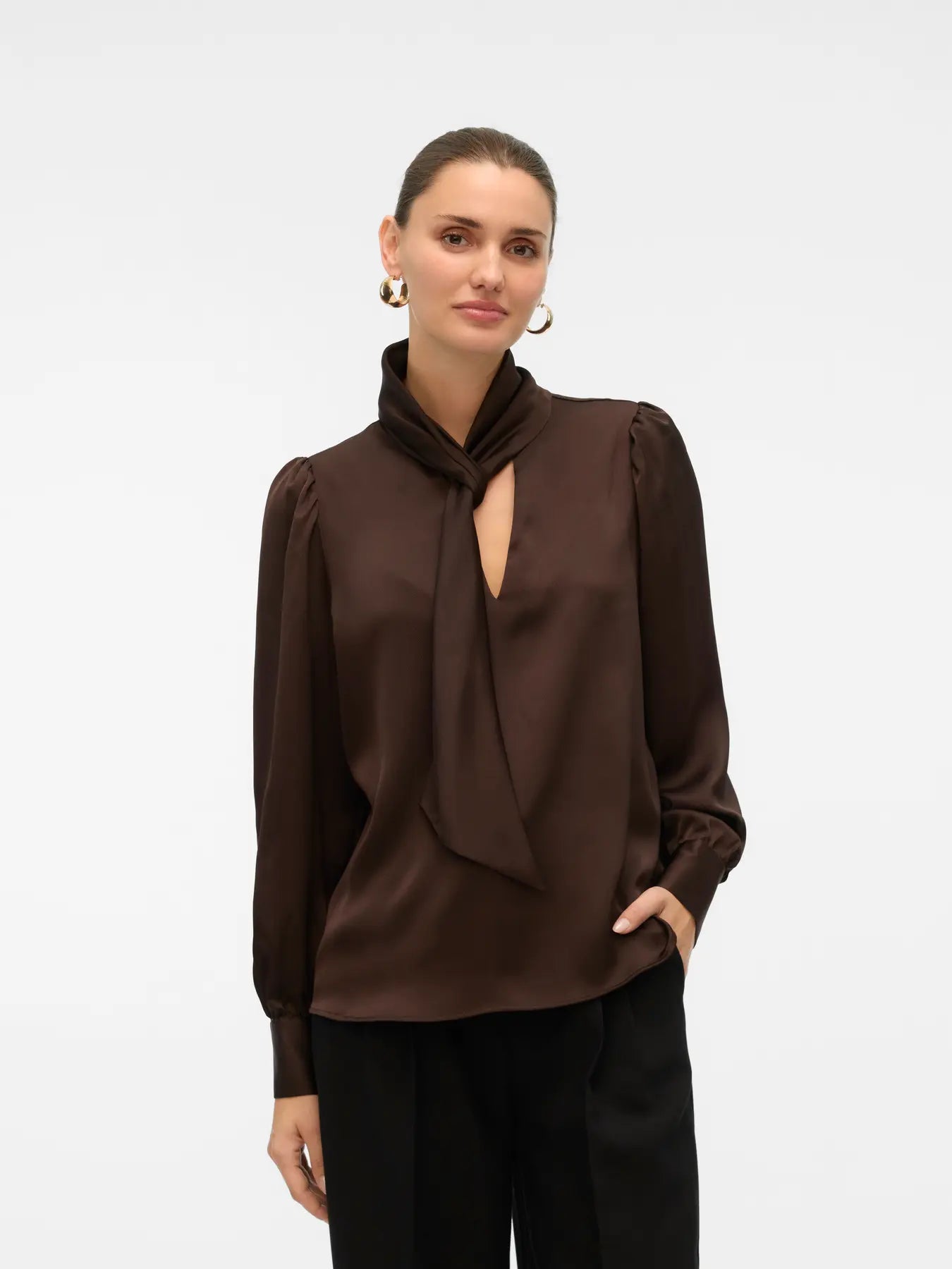 Vero Moda Bluse - Nini Cia - Brown
