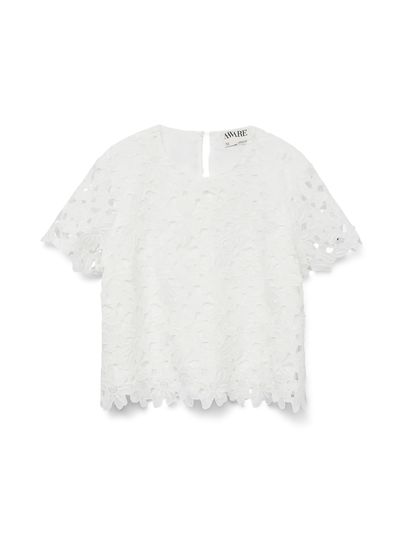 Aware T-Shirt - Rosel - White