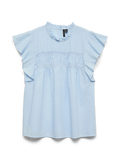 Vero Moda Top - Trine Lace - Cashmere Blue